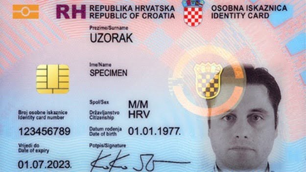 fake Croatia id card for sale