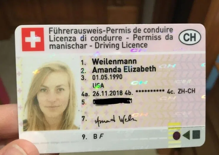 Order SWISS DRIVER’S LICENSE | Real Fake Document