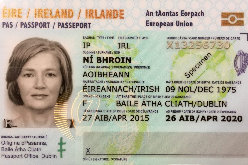 Order IRISH PASSPORT CARD | Real Fake Document