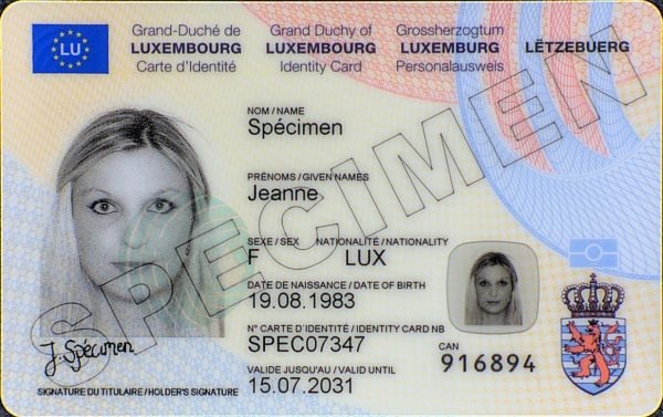 Order LUXEMBOURG ID CARD | Real Fake Document